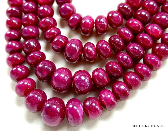 Natural African Mozambique Ruby Beads Necklace natural African Ruby 7MM to 14MM Beads natural Finest Ruby Jewelry. Etsy Canada