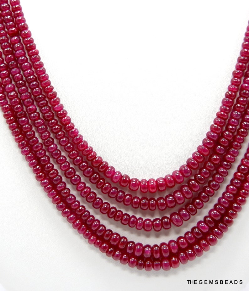 13 Inch Strand NATURAL MOZAMBIQUE RUBY 24MM Beads Etsy
