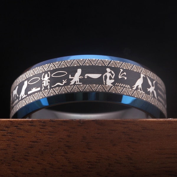 Egyptian Personalized Ring Etsy