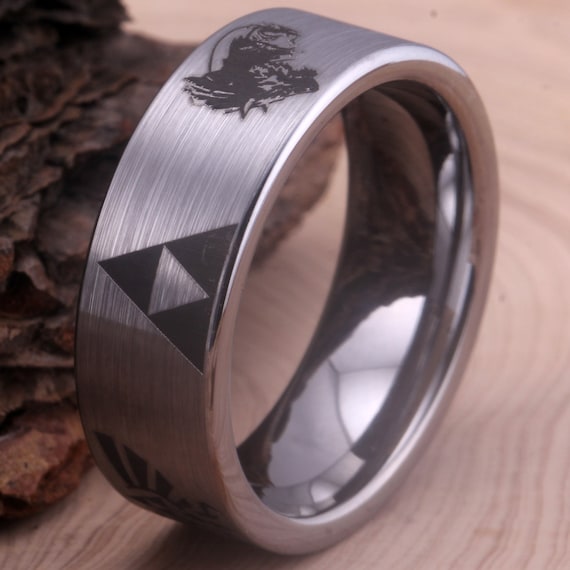 Zelda Rings Legend of Zelda Wolf Link Ring Zelda Wedding Rings