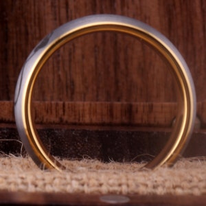 Infinity Ring Wedding Band Tungsten Ring Mickey and Minnie Love Infinity Ring Promise Ring Matte Finished Comfort Fit Free Inside Engraving image 7