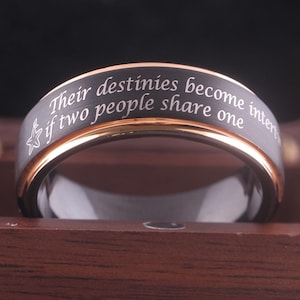 Wedding Band Kingdom Hearts Ring Paopu Fruit Ring Kingdom Hearts Jewelry Engagement Rings Free Custom Engraved Keyblade Ring Gamer Gift