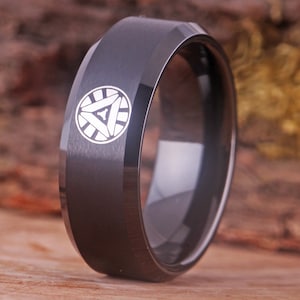 Movie Inspired Ring, I Love You 3000 Ring, Movie Wedding Ring, Ironman Ring, Mens Wedding Band, Ring for Him, Anniversary Ring for Husband