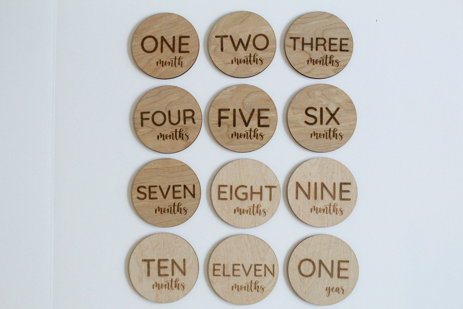 Monthly Wooden Signs Baby Wooden Signs Milestone Baby Signs | Etsy
