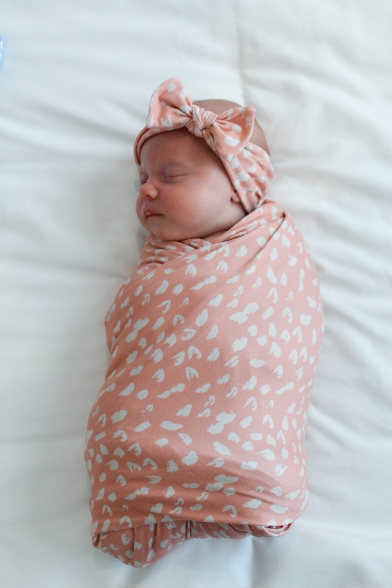 Cheetah Baby Swaddle Blanket Cheetah Print Baby Swaddle Set