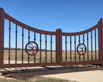 Driveway /Estate gates / wrought iron “The  5P Gate”