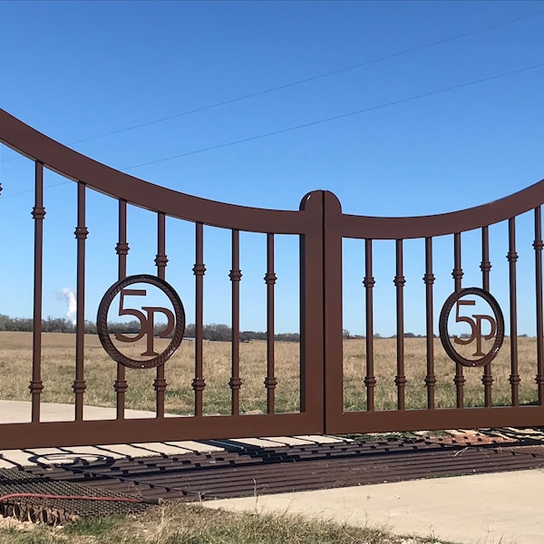 Driveway Gates Metal Etsy