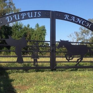 Driveway /Estate gates / wrought iron “The Ranch Gates “