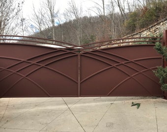 Driveway/Estate gates / wrought iron/  iron gates “The Mountain Top Gate”