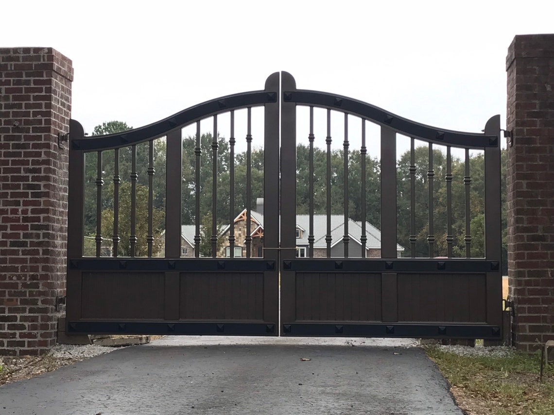 Driveway /estate Gates / Wrought Iron /entry Gate the Ella Grace Gates