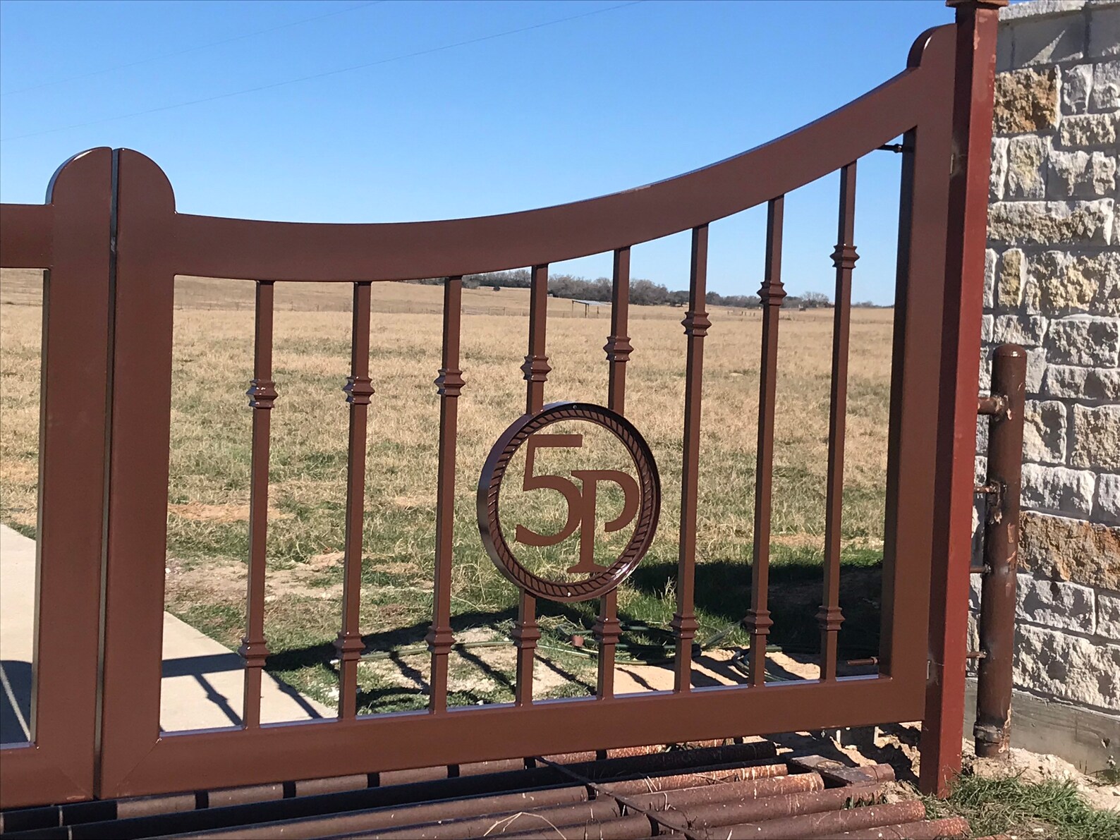Driveway /estate Gates / Wrought Iron the 5P Gate - Etsy