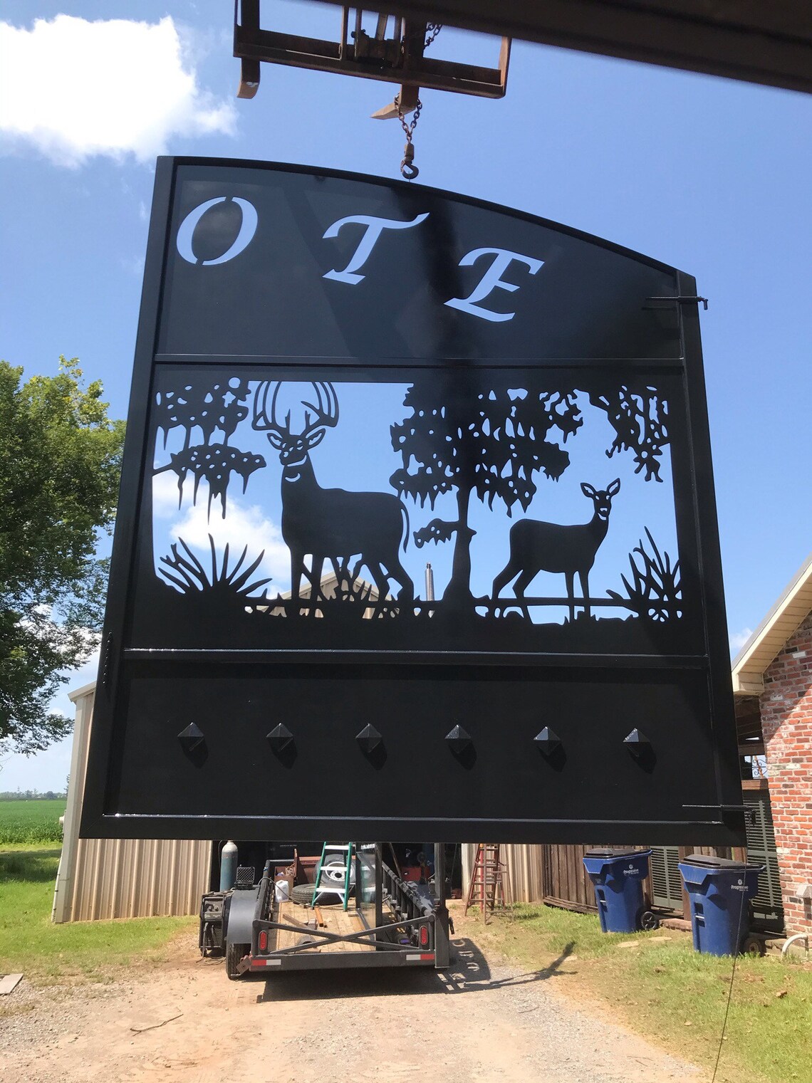 Driveway Gates/estate Gates /wrought Iron. Custom Sizes Available - Etsy