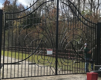 Driveway /Estate gates / wrought iron /entry gate “The Ortigo gates “