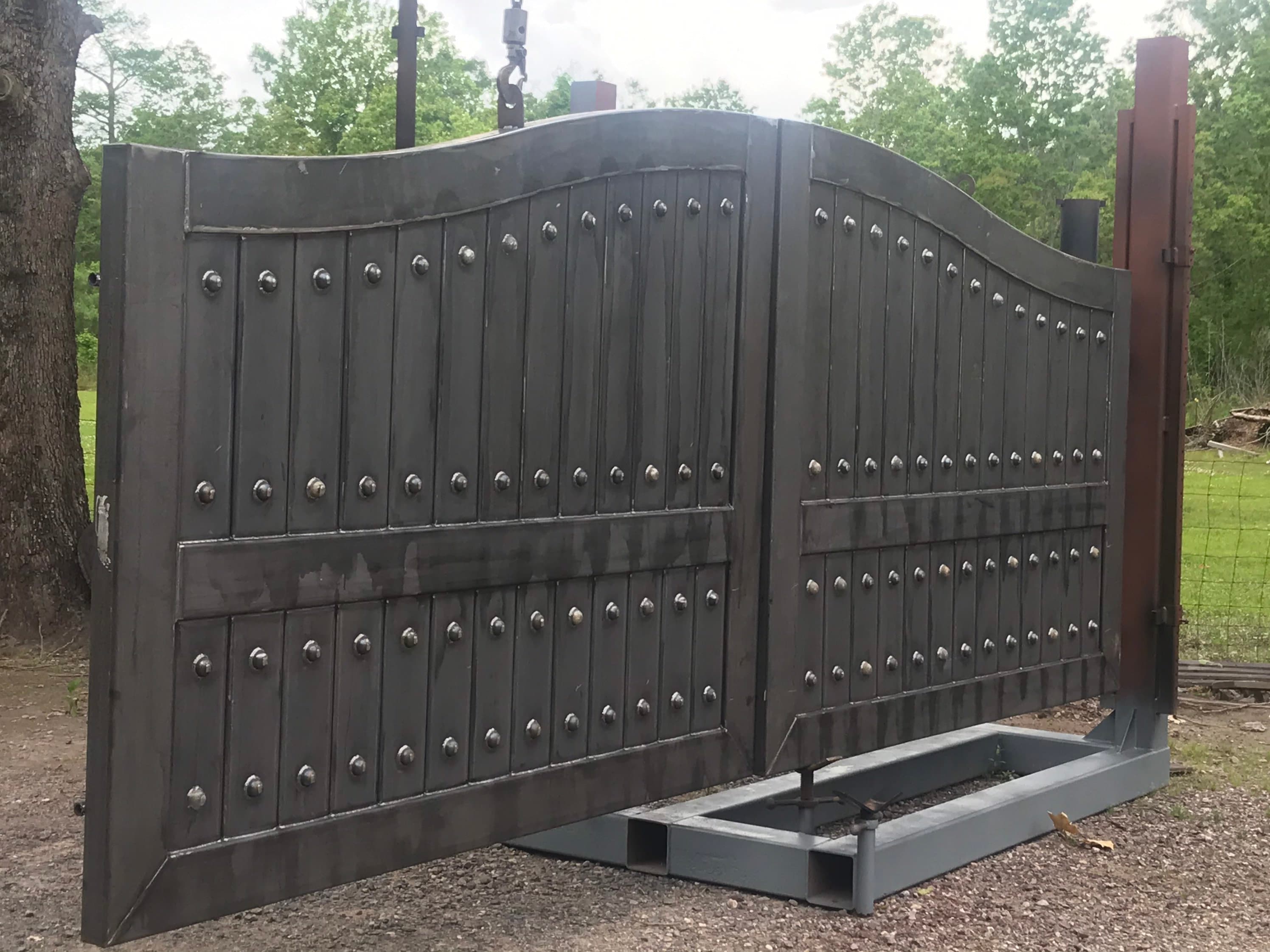Wrought iron driveway gates deals
