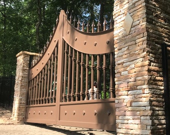 Driveway /Estate gates / wrought iron “The Disotell gates “