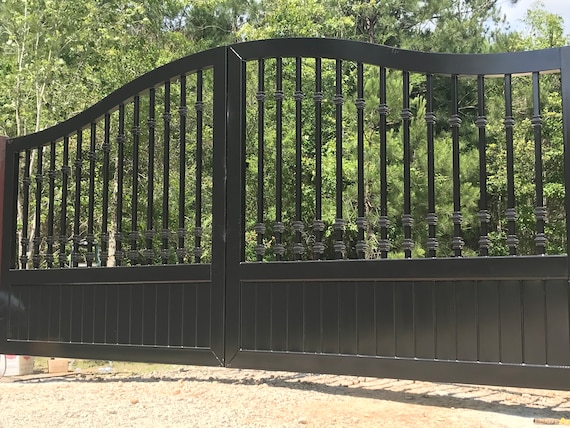 Driveway /estate Gates / Wrought Iron “the Kling Gates “ - Etsy