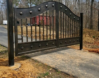 Driveway /Estate gates / wrought iron “The Mayeaux gate”