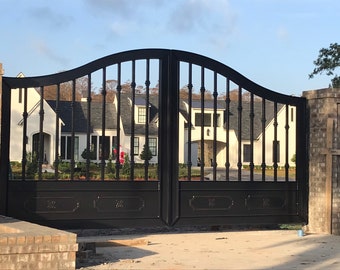 Driveway gates/Estate gates / wrought iron/ medieval gates “The Fresina Gate”