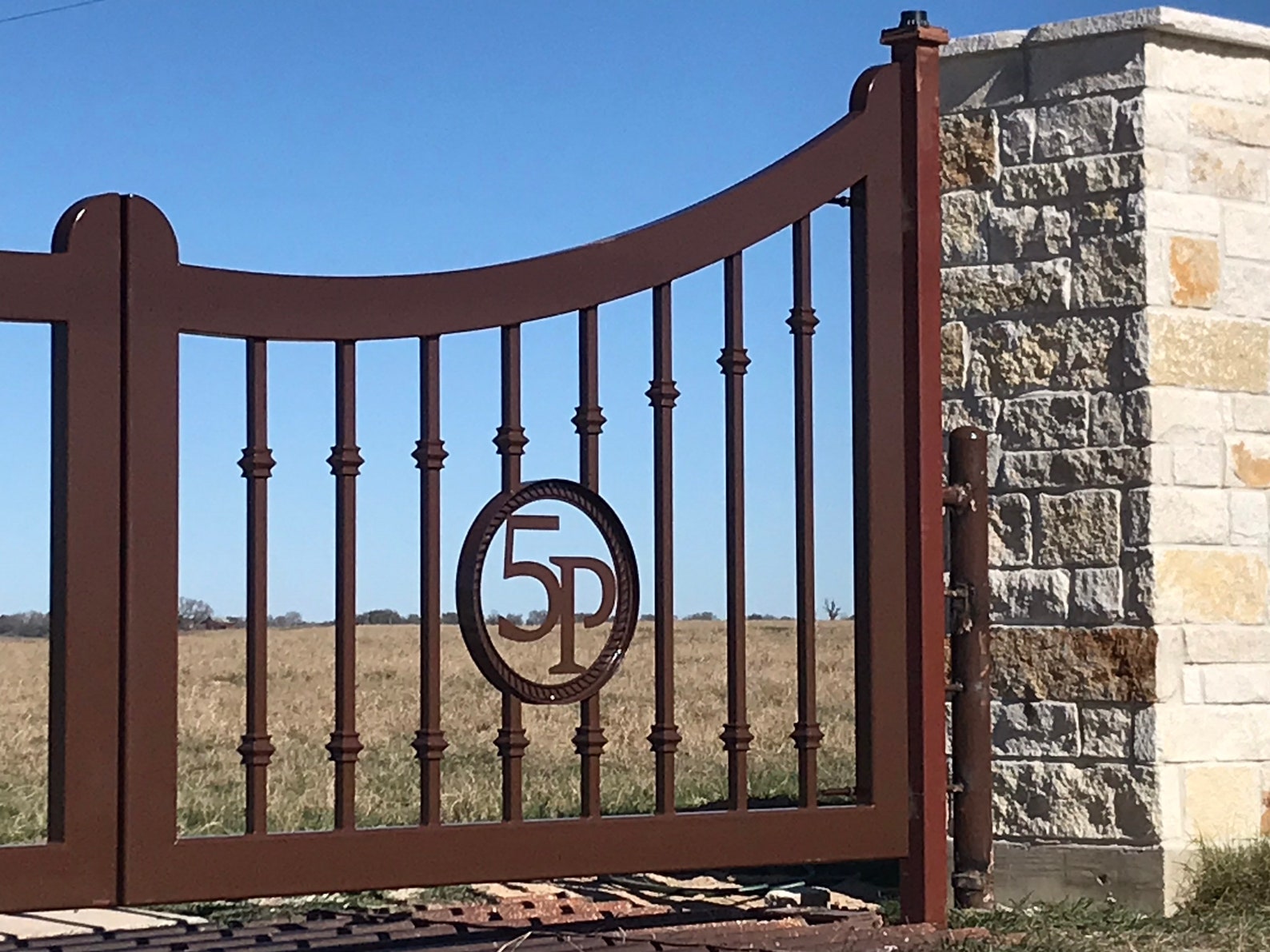 Driveway /estate Gates / Wrought Iron the 5P Gate - Etsy