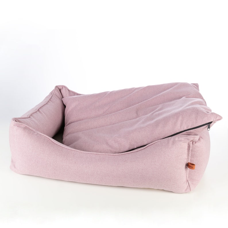 Pink dog bed. Dog soft mattress. Best dog beds. Small pet bed. | Etsy