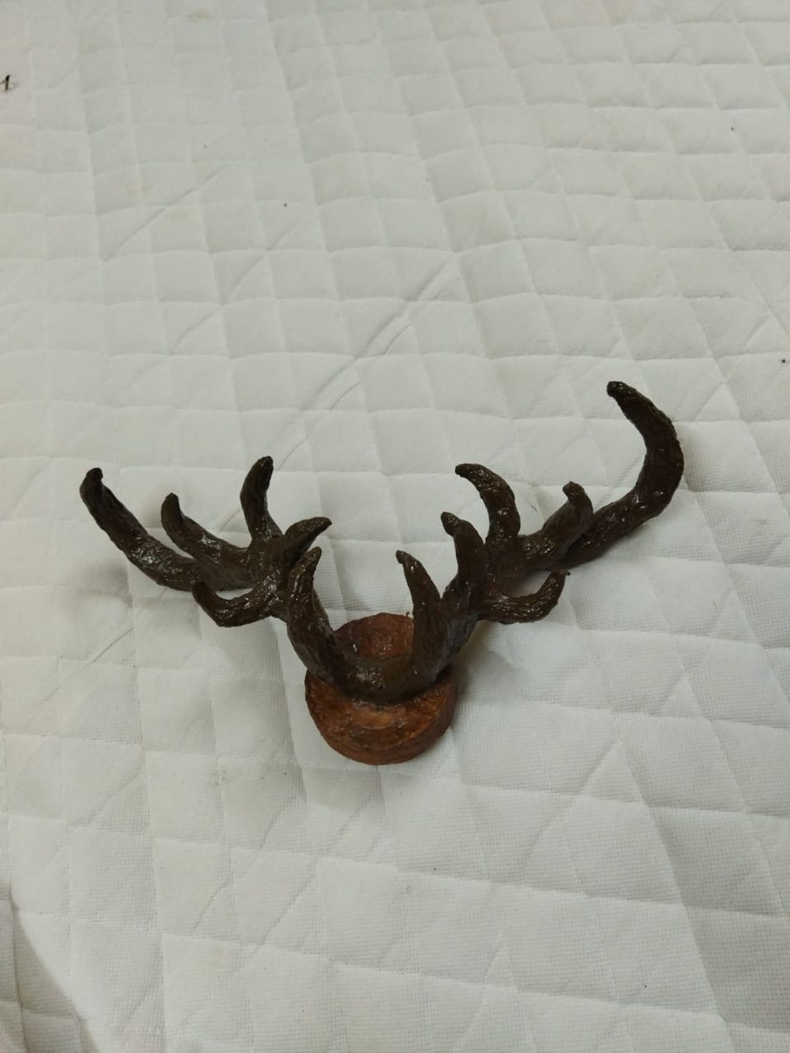 Deer Skull With Paper Mache Deer Skull Wall Mount Wall Etsy