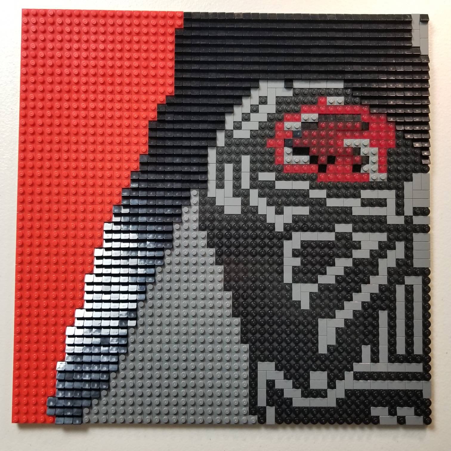 Darth Vader Lego Mosaic Etsy