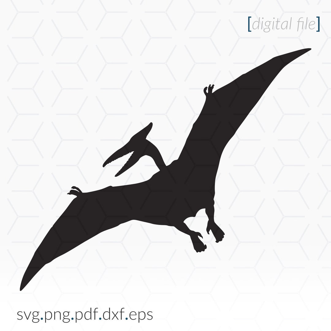 Dinosaur Pterodactyl SVG Cut File - Snap Click Supply Co.