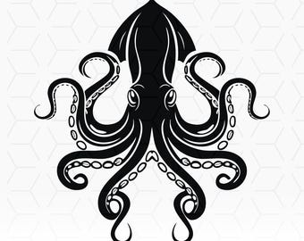 Kraken SVG: Mythical Sea Monster Cut File (Digital Download)