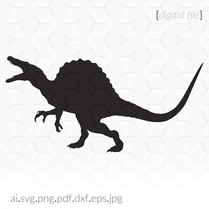 Spinosaurus SVG file for Cricut and cutting machines, Dinosaur SVG, Spinosaurus Clip Art, Cricut SVG File, Dinosaur Silhouette