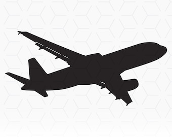 Plane SVG Stencil for cutting and printing project