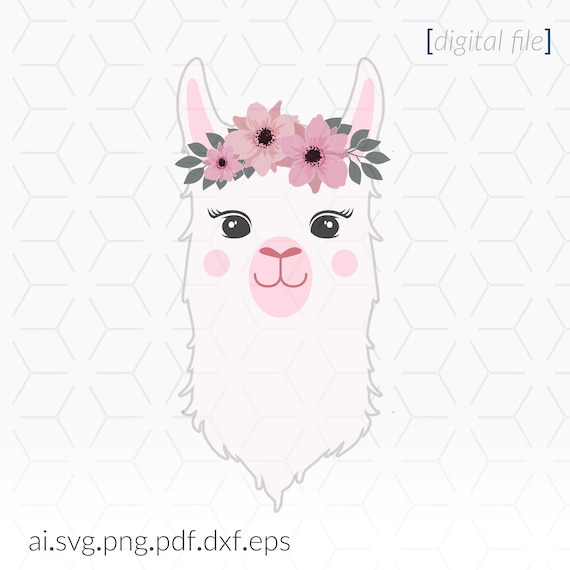 Download Llama Layered SVG for printing and cutting Llama Clipart ...