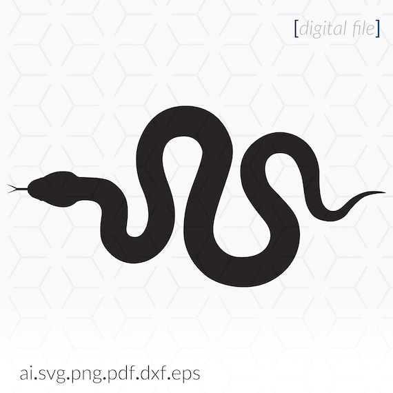 Snake Stencil SVG for cutting and printing projects Etsy