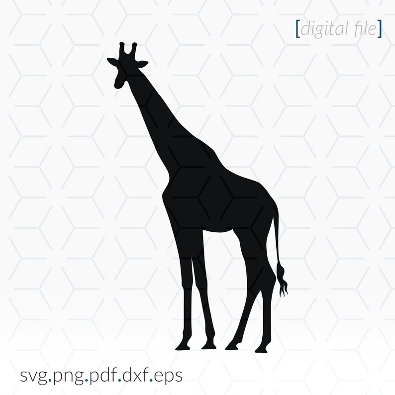 Download Giraffe Silhouette SVG file for Cricut Giraffe SVG Giraffe | Etsy