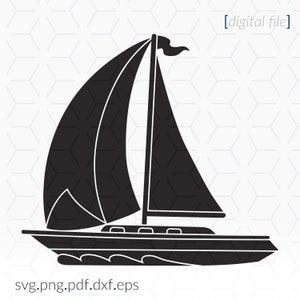 Sailboat SVG, Sailing SVG, Sailing Clip Art, Cricut SVG File, Cricut File,