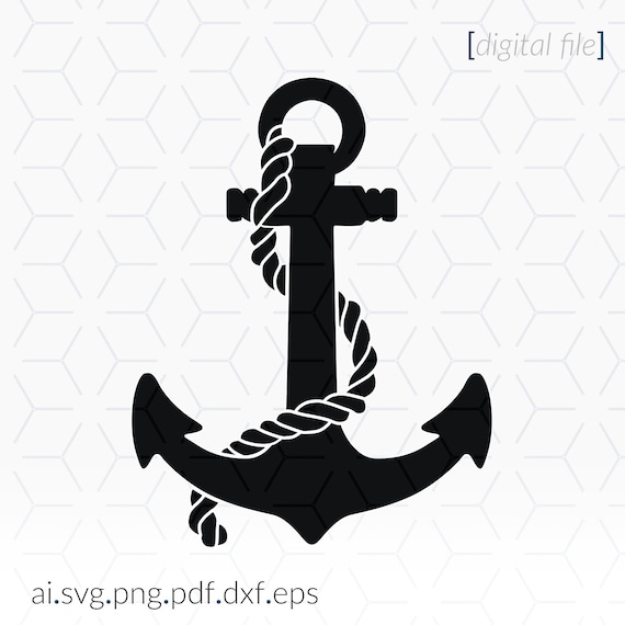 Download Anchor Svg For Printing And Cutting Anchor Svg Anchor Clip Etsy PSD Mockup Templates