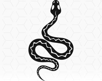 Tribal Snake SVG: Boho Serpent Cut File (Digital Download)