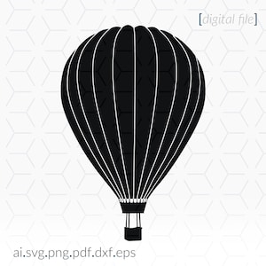 Hot Air Balloon SVG for cutting and printing projects, Hot Air Balloon Clip Art, Cricut SVG File, Cricut File