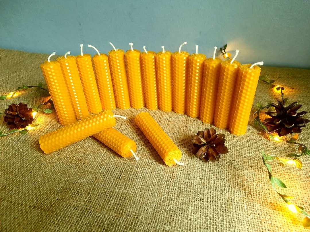 16 Beeswax Candles / Pure Beeswax Candles / Candles Made of Beeswax
