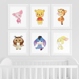Winnie the Pooh Nursery Art Print Printable Wall Decor