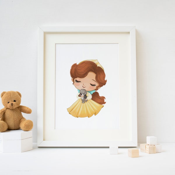 Princess Anastasia Nursery Girls Room Wall Art Decor Print