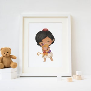 Aladdin Nursery Boys Room Wall Art Decor Print