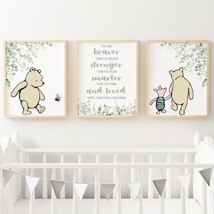 Winnie the Pooh Nursery Art Print Printable Wall Decor