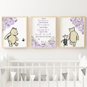 Winnie the Pooh Nursery Art Print Printable Wall Decor
