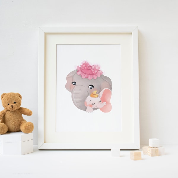 Dumbo Nursery Print Etsy
