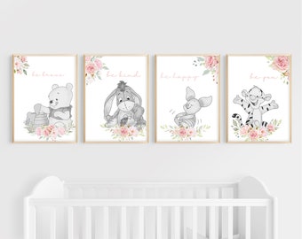 Winnie the Pooh Nursery Art Print Printable Wall Decor