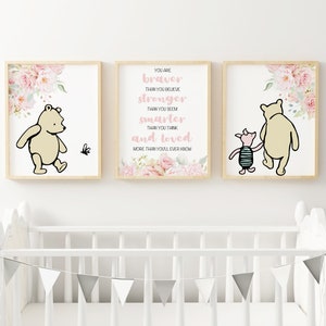 Winnie the Pooh Nursery Art Print Printable Wall Decor