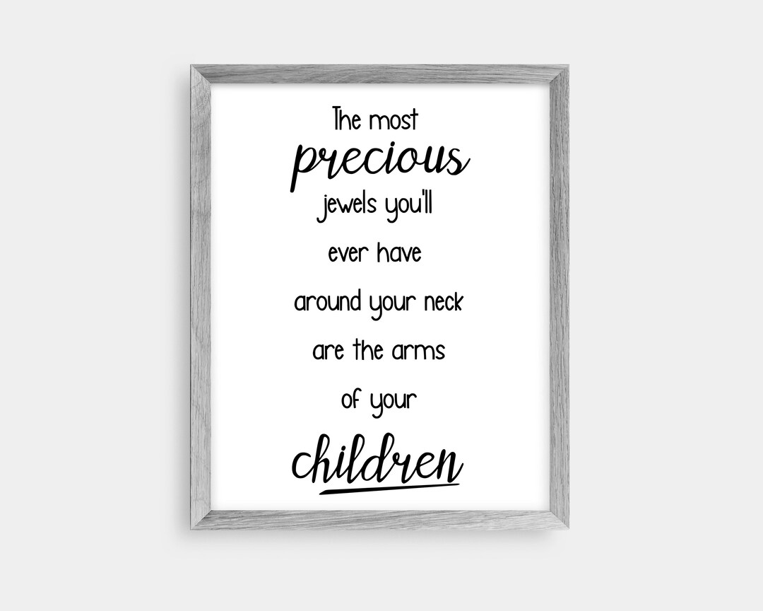 Mother Inspirational Quote Art Print Digital Decor Mother's Day Gift - Etsy