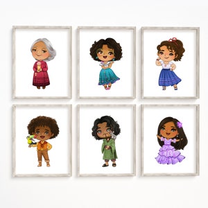 Encanto Inspired Nursery Girls Boys Room Wall Art Decor Print