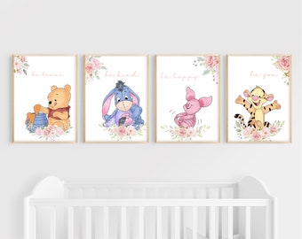 Winnie the Pooh Nursery Art Print Printable Wall Decor