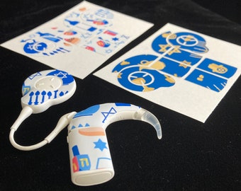 Hannukah Cochlear Implant skins